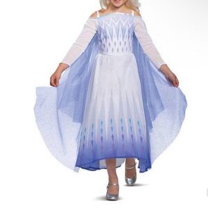 Frozen Elsa snow queen 2 Disney princess size girls kids 7-8